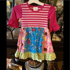 Trolls cupcakes 🧁 & rainbows 🌈 Dress